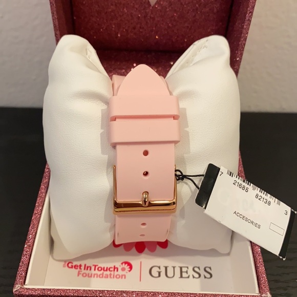 NEW GUESS Sparkling Pink Multifunction Watch - Picture 8 of 9